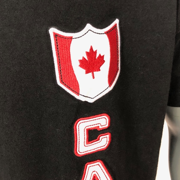 Its Fun To Be Canadian Black Crew Neck Shirt - Picture 3 of 7